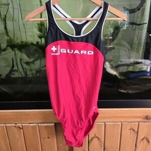 EUC women's lifeguard Nike swimsuit READ SIZING
